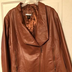 Lamb leather jacket